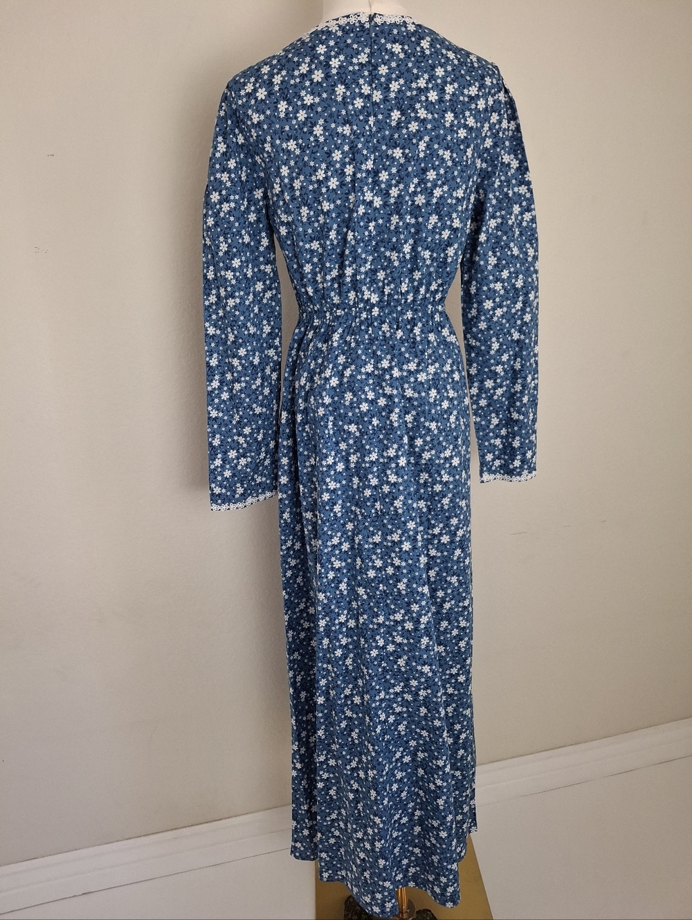Scarlet Darkness Longsleeve Calico Floral Print Maxi Dress NWT - Picture 9 of 13